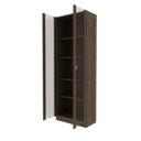 Ver imagem 6 de Estante 5 Prateleiras com Portas de Vidro 171x59 Cm Me4115 Nogal