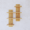 Prateleira Decorativa Freijó Livros Organizador Sala Minimalista - 2