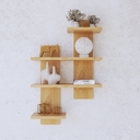 Ver imagem 1 de Prateleira Decorativa Freijó Livros Organizador Sala Minimalista