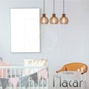 Ver imagem 3 de Pendente Luminária Desmontada Nacar Madeira Mdf 5 Unidades Cor:rústico