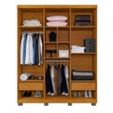 Ver imagem 4 de Guarda Roupa Sevilha 6 Portas 2 Gavetas com Nicho - Benetil