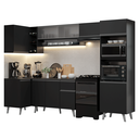 Ver imagem 5 de Armário de Cozinha Completa de Canto 385 cm Preto Nice Madesa 03