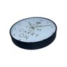 Relógio de Parede Redondo Grande 33cm Clean Moderno Keepcalm Yn Clock Relógio Preto com Dourado, Rel - 4