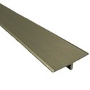 Ver imagem 1 de Perfil T Mesmo Nível Alumínio Champanhe para Piso - 3 Metros