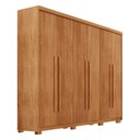 Ver imagem 2 de Guarda-Roupa Casal 100% MDF 6 Portas e 2 Gavetas com Pés 180cm Multimóveis CR35518 Madeirado