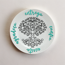 Ver imagem 2 de Prato de Porcelana 15cm - Agradeço -