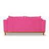 Sofá Vintage Viena 3 Lugares Suede Pink - Madeira Prima Deccor - 5