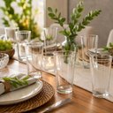 Ver imagem 4 de Jogo 24 Copos Long Drink Nadir 264ml Vidro Transparente para Água Suco Refrigerante