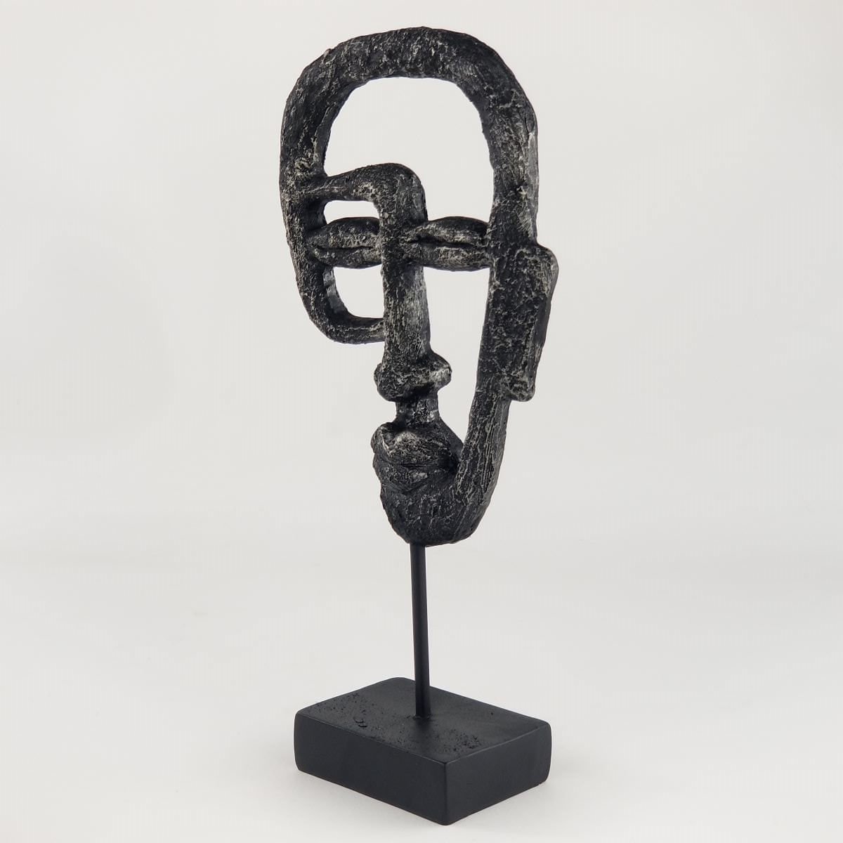 Escultura Enfeite - Objeto Decorativo Moderno - Face BTC - 3