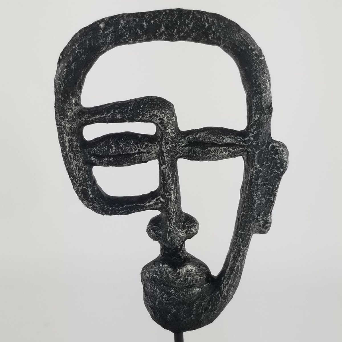 Escultura Enfeite - Objeto Decorativo Moderno - Face BTC - 4