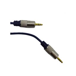 Cabo P2 Stereo + P2 Stereo Metal Profissional 5m Kit 3 Pçs - 2