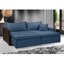 Ver imagem 2 de Sofá sem Caixa Retrátil Reclinável Mônaco 2,00m Estilo Estofados - França Linhosoft Cor "azul"