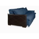 Ver imagem 5 de Sofá sem Caixa Retrátil Reclinável Mônaco 2,00m Estilo Estofados - França Linhosoft Cor "azul"