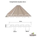Ver imagem 7 de Painel Ripado Wpc Externo Cor Creme 2,90m X 20cm (0,58m²)