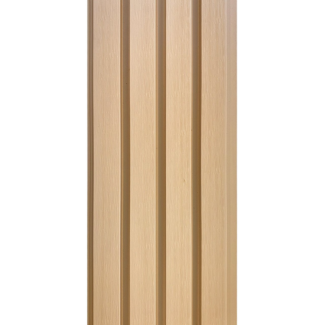 Painel Ripado Wpc Externo Cor Creme 2,90m X 20cm (0,58m²)