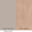 Ver imagem 5 de Paneleiro Cristaleira 70cm 4 Portas com Vidro Reflecta Stylo Luciane Móveis