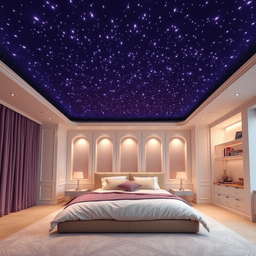 Céu Estrelado Original Branco Led Fibra Ótica 50 Estrelas - 7