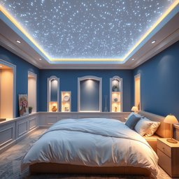 Céu Estrelado Original Branco Led Fibra Ótica 50 Estrelas - 9
