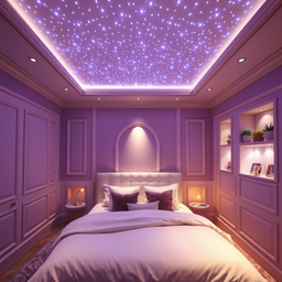Céu Estrelado Original Branco Led Fibra Ótica 50 Estrelas - 14
