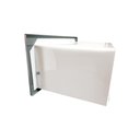 Ver imagem 2 de Caixa De Correio Grande 15x35 Frente Em Inox - Cor: Branco