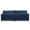 Sofá Cama Retrátil e Reclinável 2,50m com Molas Karina Veludo Azul Rover & Beato - 7