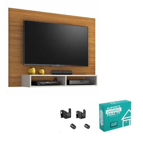 Painel para Tv até 43 Polegadas Eros e Suporte para Tv Notável Móveis