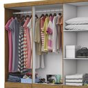 Ver imagem 6 de Guarda Roupa D22 6 Portas 6 Gavetas Com Pés Carioca Móveis