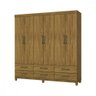Guarda Roupa D22 6 Portas 6 Gavetas Com Pés Carioca Móveis - 2
