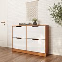 Ver imagem 1 de Sapateira para Quarto 24 Pares Madrid Branco/Freijó