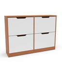 Ver imagem 2 de Sapateira para Quarto 24 Pares Madrid Branco/Freijó
