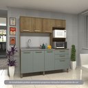 Ver imagem 1 de Cozinha Compacta 182,10cm 8 Portas e 2 Gavetas sem Tampo sem Fundo 354 Luciane Móveis