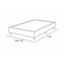 Ver mais imagens de Base Cama Box Casal 1,38x1,88 Mts Cecilia Vilajo: Suede Bege