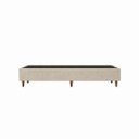 Ver imagem 4 de Base Cama Box Casal 1,38x1,88 Mts Cecilia Vilajo: Suede Bege