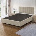 Ver imagem 1 de Base Cama Box Casal 1,38x1,88 Mts Cecilia Vilajo: Suede Bege