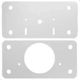 Kit 10 Placas para Reparo de Porta Dobradiça Armário Mdf Rtg - 6