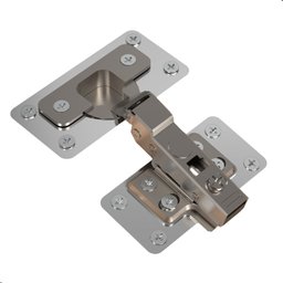 Kit 10 Placas para Reparo de Porta Dobradiça Armário Mdf Rtg - 3