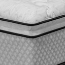 Ver imagem 5 de Cama Box Branca + Colchão King Size Ortopédico San Gabriel Branco Espuma D33 One Pillow