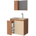 Ver imagem 2 de Kit Banheiro Madeira Camomila 60cm Jequitibá - P102882 - Cozimax