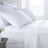 Jogo de Cama Lençol King 4 Peças Percal Branco Algodão 180 fios - BF Colchões - 1