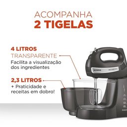 Batedeira Bella Massa Platinum 127v - 2