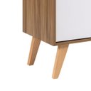 Ver mais imagens de Aparador Buffet 90cm MDF Freijó com Branco Madri - On Móveis