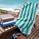 Ver imagem 2 de Toalha de Praia Ipanema 80x150cm Lufamar Verde