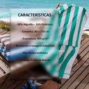 Ver imagem 3 de Toalha de Praia Ipanema 80x150cm Lufamar Verde