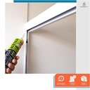 Ver imagem 5 de Silicone Acético 100% Profissional Vedação Colagem Veda Pia Box Banheiro Branco 280ml Unipega