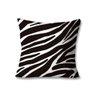 Kit com 4 Capas de Almofadas Decorativas Zebra Preto e Branco - 2