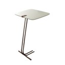 Ver imagem 1 de Mesa L50 Lateral Aproximação Sofá Off White Base Café