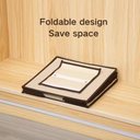 Ver imagem 5 de Prateleira Vertical 2 Divisórias Organizador Multiuso Closet Armário Guarda Roupa Toalhas Edredom
