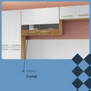 Ver imagem 6 de Cozinha (sem Balcão) 6 Portas 2 Portas de Vidro Nala - Ssx Multicoisas