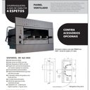 Ver imagem 3 de Churrasqueira a Gás de Embutir 4 Espetos Tipo Gás Glp 127v
