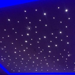 Kit Noite Estrelada Fibra Ótica 100 Pontos Estrelado Rgb - 1